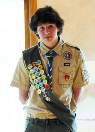 Eagle Scout Tom Carroll is a senior at Pope John High School in Sparta.
