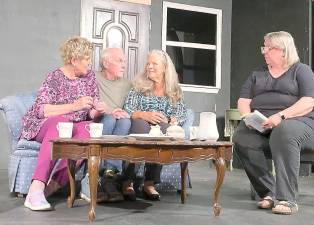Krysia Dour of Lake Hopatcong, Paul Diverio of Ringwood, Cindy Rea of West Milford, and Kim Knabb of Vernon will be in North Star Theater Company’s production of ‘The Cemetery Club’ by Ivan Menchell presented at Dover Little Theatre.