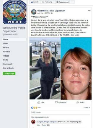 Remains of missing woman found