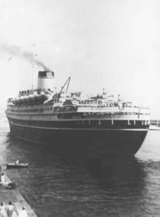 The Andrea Doria sank off the coast of Massachusetts on its 101st crossing of the Atlantic.