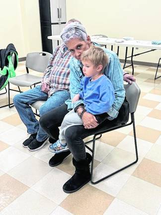 Adam Guthrie, 2, is shown with Dawn Guthrie of West Milford.