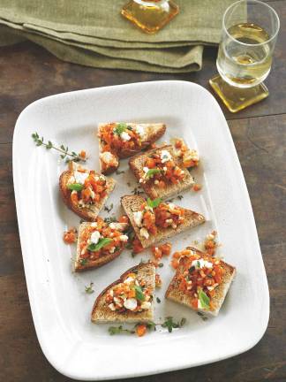 Butternut Squash Whole Grain Crostini.