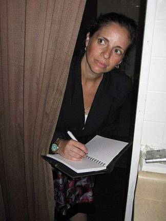 Frieda Mills is part of the Mysterical Players dinner theater group.