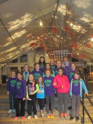 Girl Scouts in bloom