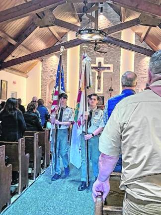 A special Mass was held on Scout Sunday.