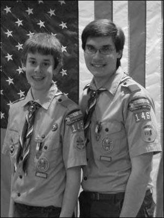 Two Boy Scouts honored after achieving Eagle Scout rank