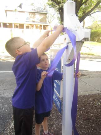 Painting the town Purple