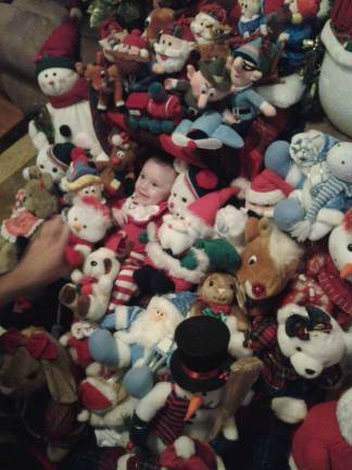 Submitted by: Tom's Plumbing and Heating of Monroe, N.Y. "Where is Mason? Mason getting ready for Christmas."