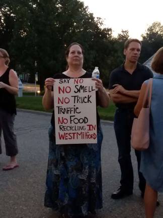 Many protestors Tuesday, Aug. 28 carried signs.