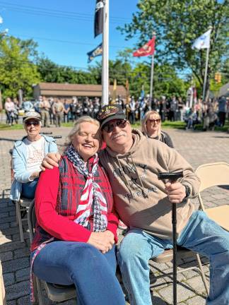 Rose Golembiewski and Mike Aello attend the ceremony.