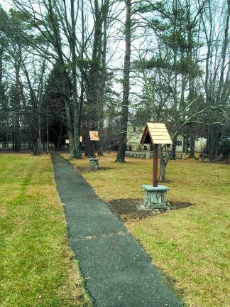 Eagle scout completes Stations of the Cross