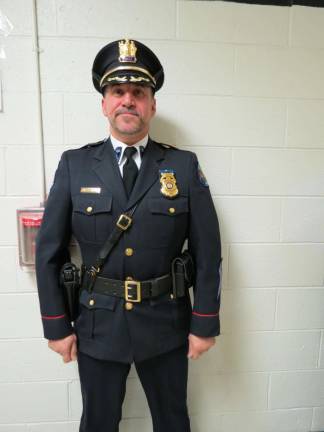 West Milford Police Chief Timothy Storbeck was the honored guest at the tattoo, representing all law enforcement personnell.