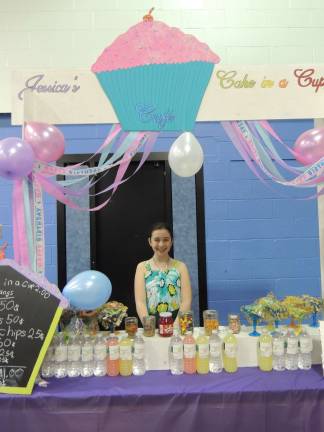Jessica's Cake in a Cup was a big hit at the UGL Trep$.