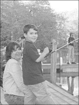Tigers go fishin'