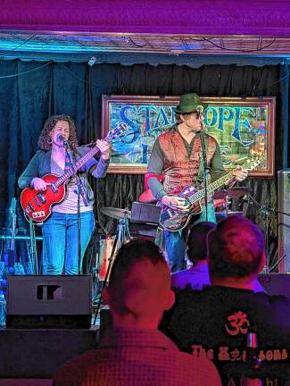 The Harrisons perform Sunday afternoon at Pennings Farm Market Beer Garden in Warwick, N.Y. (Photo by Stefani M.C. Janelli)