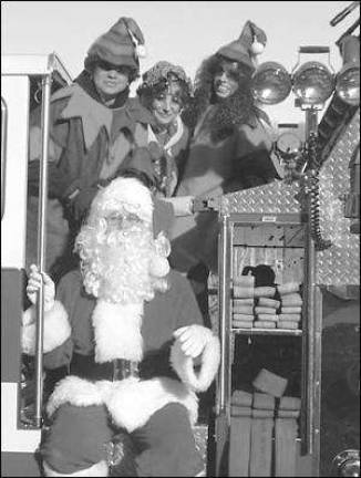 Santa in Lake Neepaulin