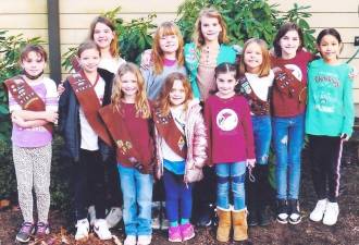 Girl Scout Troop 97670 knows about animal care, and how to get things done!