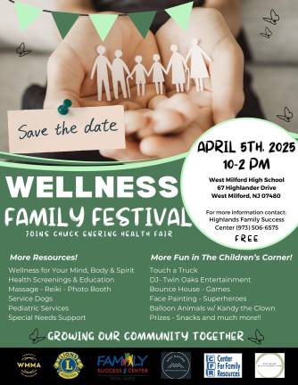 Wellness Family Festival today at high school