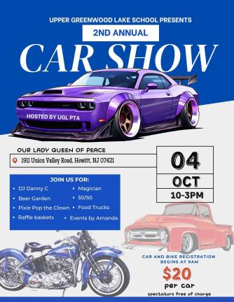 Car shows set for Saturday