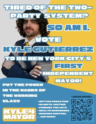 Warwick native throws hat in New York City mayoral race