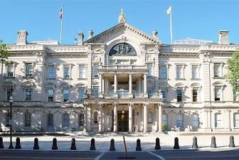 State officials say the $300 million refurbishment of the New Jersey Statehouse, which originally expected to be completed by 2020, is now on schedule to open sometime in 2023. Source: visitnj.org.
