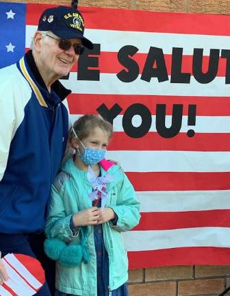 Hewitt. Veterans parade at Upper Greenwood Lake School