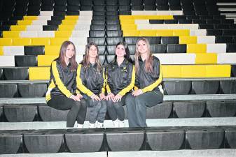 From left, Jackie Sloan, Ella Hammett, Gaby Carbone, and Maddie Hammett.