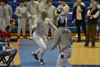 FN1 A West Milford High School boys fencing sabre team placed third in the New Jersey State Interscholastic Athletic Association (NJSIAA) District Tournament. (Photos provided)