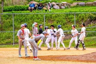 <b>High Point, seeded 10th, fell to seventh-seeded West Milford, 3-2, in the first round of the NJSIAA North Jersey, Section 1, Group 2 tournament May 27. (Photo by TJ Nolan)</b>