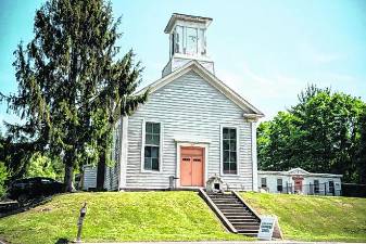 The United Methodist Church at Newfoundland is shown.