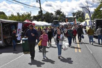 The crowd was estimated at 25,000 at the Autumn Lights Festival on Oct. 8, 2023. (File photo by Rich Adamonis)