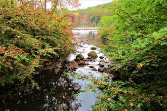 Scenes like this one in Hewitt near Long Pond Iron Works historic site illustrate the beauty of “The Heart of the Highlands.” PHOTO ANN GENADER