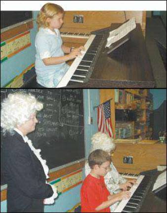 Mozart visits Westbrook School