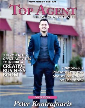 Peter Mr. Sell Kontrafouris on the cover of Top Agent's New Jersey edition in February 2019.