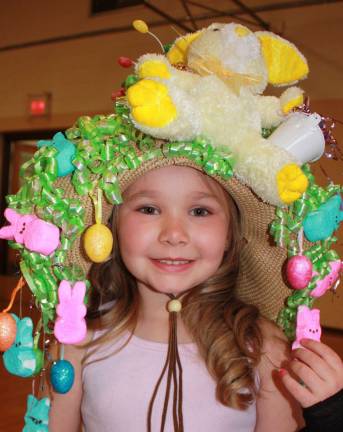Photo by Ginny Raue Brianna Lont's hat looked good enough to eat - and actually you could! Brianna won First Place at last year's bonnet contest.