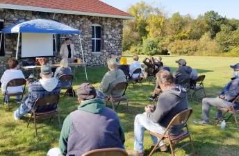 NRA-certified instructor Emilio Barca ran the three classes on firearm safety and training classes on Saturday and Sunday, Oct. 3 and 4, at the Wallisch Homestead. Provided photo.