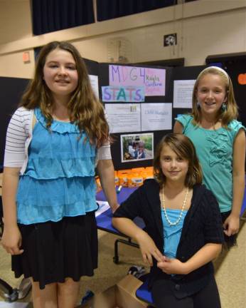 Kayla Schweitzer, Caroline Brunetto and Sophie Pilaar were the evening’s experts on Child Mortality, and also distributed UNICEF boxes to help support the cause.