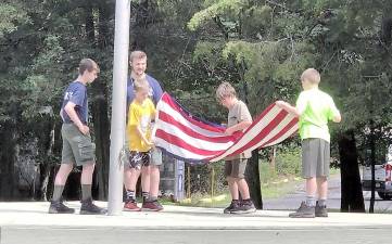 Our Lady Queen of Peace Troop 159 had an exciting and very busy summer. Photos provided by Nicholas M. Salleroli.