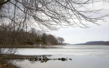 The Greenwood Lake Commission would like to see ice retardant systems at Greenwood Lake. But the West Milford Township Council has sent a letter to the commission outlining its concerns. Photo by Ann Genader.