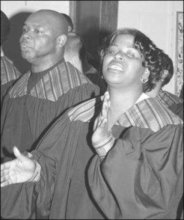 Straight and Narrow Choir sings at Saint Joseph's Church