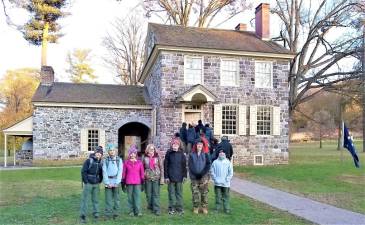 The Scouts visit Washington's Headquarters at Valley Forge.