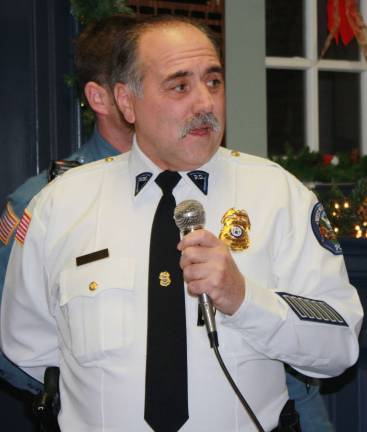 Photo by Linda Smith Hancharick Police Chief Gene Chiosie will be retiring July 1.