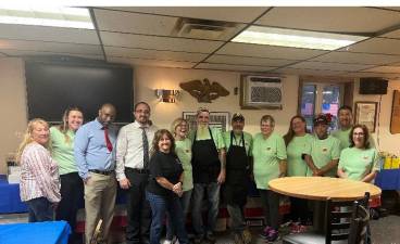 American Legion Post 289 and the ShopRite of West Milford hosted a beefsteak dinner Wednesday, Sept. 20. The proceeds will be donated to Partners in Caring to support local food banks. (Photo provided)