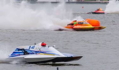 File photo by Mark Cranston Powerboat races at Greenwood Lake in June 2017.