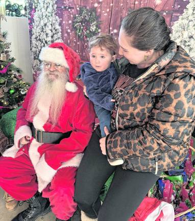 Anthony Fiorilla 1 , West Milford isn’t so scared of Santa when in his mom’s arms.