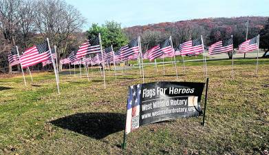 West Milford. Flags for Heroes