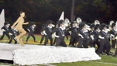 The West Milford High School Marching Band performs its 2019 show.