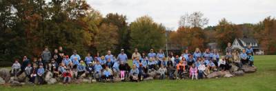 West Milford’s Pack 9 held its annual rocket launch on Oct. 24 at Wallisch Estates. Each of the 66 scouts launched their rocket once and watched it fly in the sky, while their friends tried to catch it when it returned to the ground. The scouts had a wonderful time with their families and friends on the beautiful day. Photo provided by Tracy Courtney.