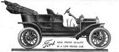 1908 Ford Model T. Source: Wikipedia