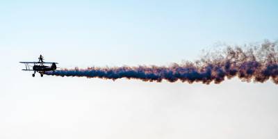 Third Strike Wingwalkers perform during the New Jersey Airshow last weekend in West Milford. (Photo by TJ Nolan)